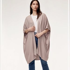 Grey Talula Kimono Cape Small Med by Aritzia